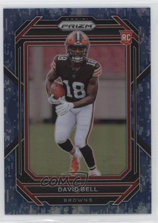 2022 Panini Prizm Rookies Navy Camo Prizm 4/25 David Bell #334 Rookie RC 1l2