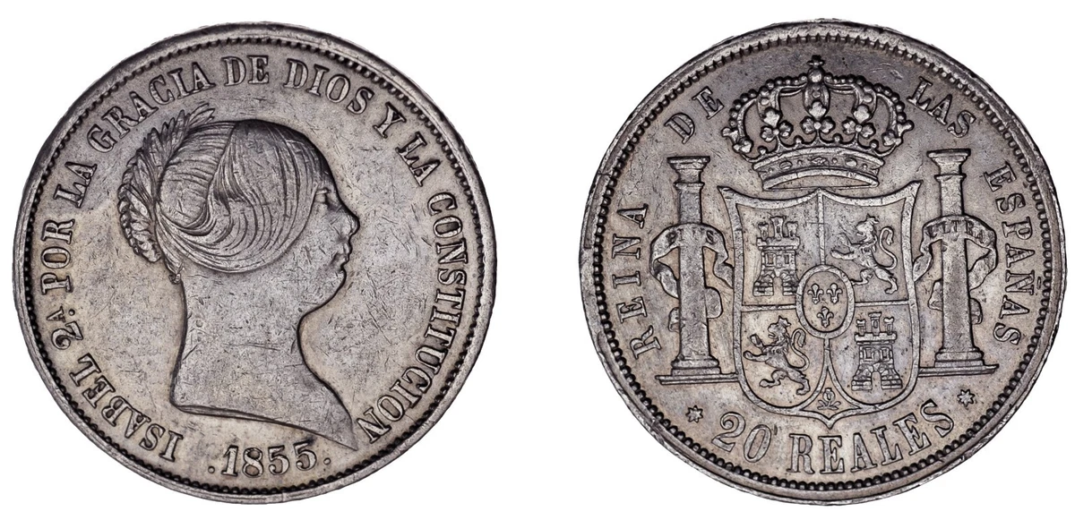 Real 1855 Year Spanish Coins for sale | eBay