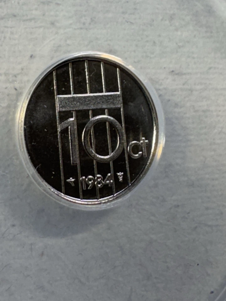 1984 Netherlands 10 cents Graded MS 67 by ANACS Beatrix - Image 2 of 4