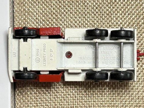 Matchbox Lesney 71 Esso Ford Heavy Wreck Truck No Box - Picture 10 of 12