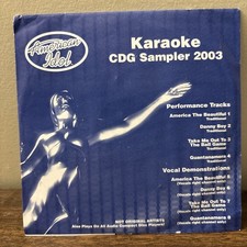 AMERICAN IDOL Karaoke CDG Sampler 2003 CD