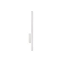 Wandleuchte Wandlampe Metall H: 60 Cm Ø 4 Cm Schmal Up Down 2X R35 GU10 Weiß