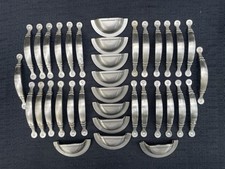 Set 36 Modern Cabinet Handles Kitchen Furniture Drawer Pulls Handles Bin Cups
