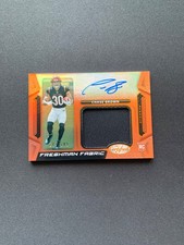 2023 Certified Football Auto Chase Brown RC Orange Freshman Fabric /249 Bengals