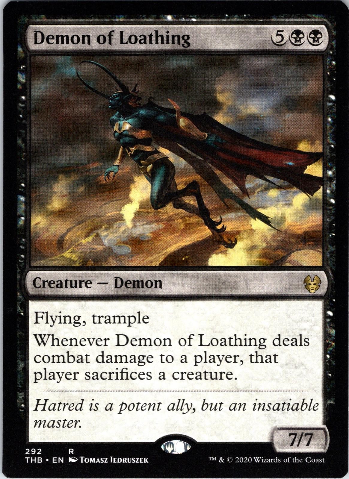 Demon of Loathing 292 Rare Theros Beyond Death Magic: The Gathering Near Mint
