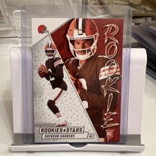 Panini Rookies & Stars Shedeur Sanders Rookie #21 Cleveland Browns Football Card
