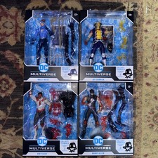 Mcfarlane DC Multiverse The Darkest Knight BAF Speed Metal Complete Wave of 4