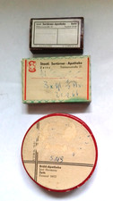 Zeitz,3 Stck. alte Pillendosen,2x Sert&uuml;rner Apotheke,1x Br&uuml;hlapotheke,