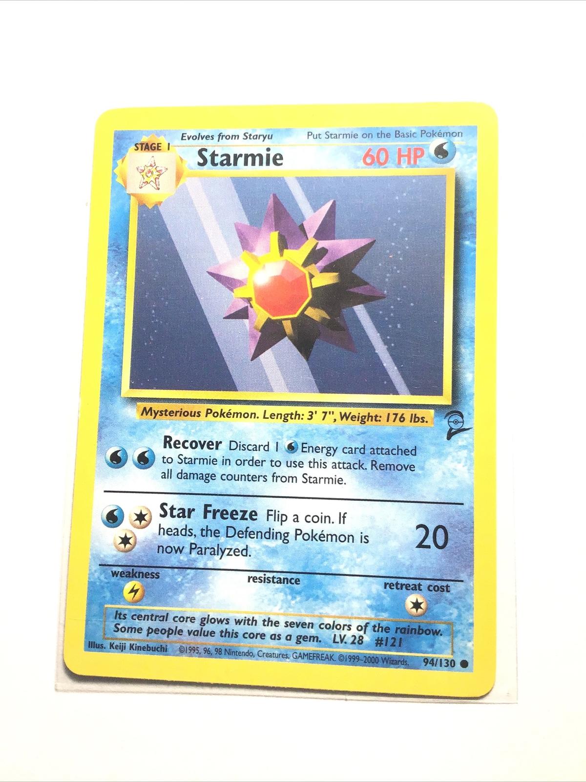 STARMIE - 94/130 - Base Set 2 - Pokemon Card - NM