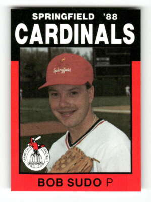 1988 Best Springfield Cardinals 11 Bob Sudo BXCP31