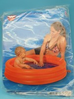 Wehncke 3-Ring Pool 100X23Cm Rot Planschbecken Babypool Kinderpool BäLlepool Neu
