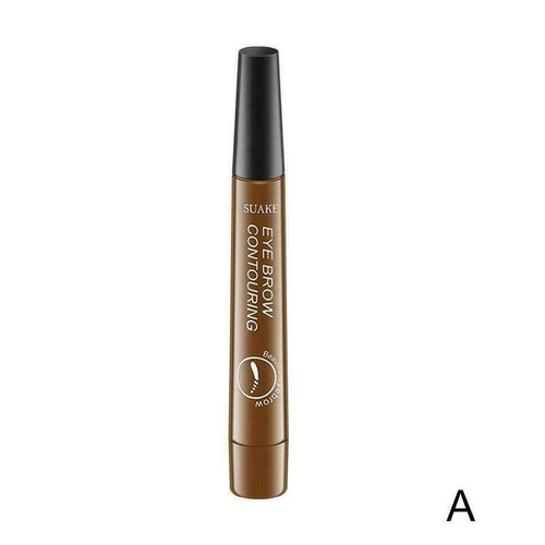 Eyebrow Tint Tattoo Pen 4 Fork Tip Waterproof Eyebrow Long Pencil Makeup F3R0 - Picture 13 of 17