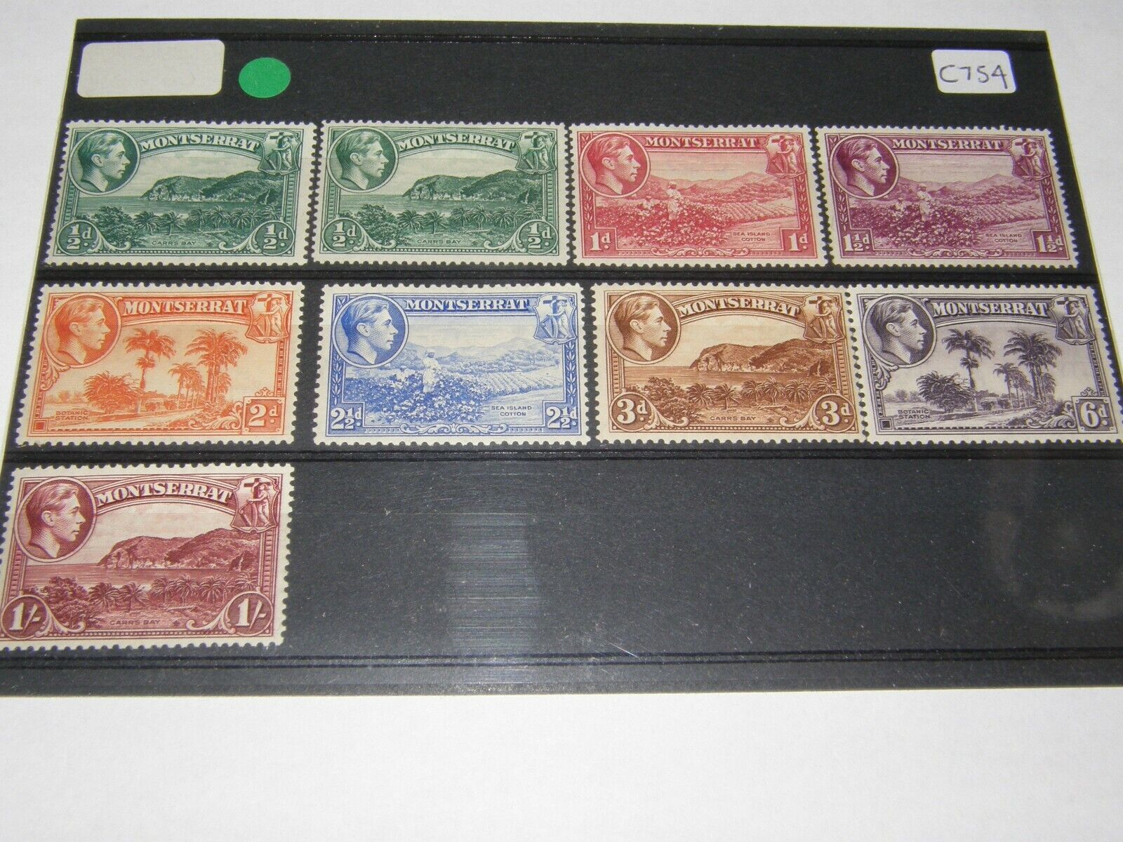 C754 MONTSERRAT K.G.VI Award 1938 Outlet ☆ Free Shipping MINT STAMPS MOUNTED