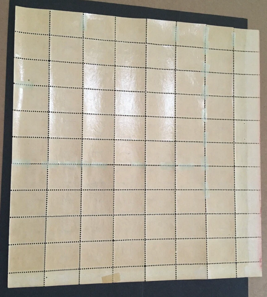 #370 Alaska Seward 2 cent full mint sheet of 70 stamps hinged with some remains - Image 2 of 2