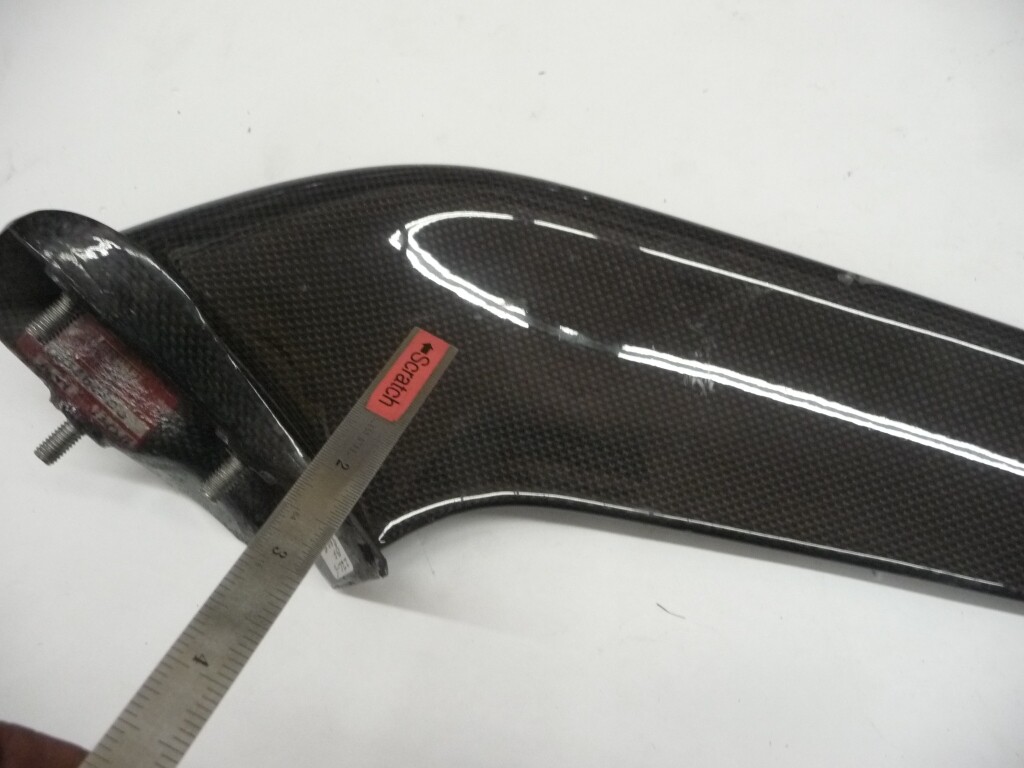2010-15 Ferrari 458 Italia Spider Front Bumper Right Spoiler Carbon Fiber OEM A1