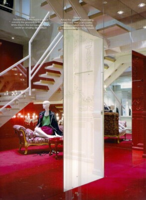 dress code interior design for fashion shops The Art of White Rust Renewal in Fashion Store Interior Design
