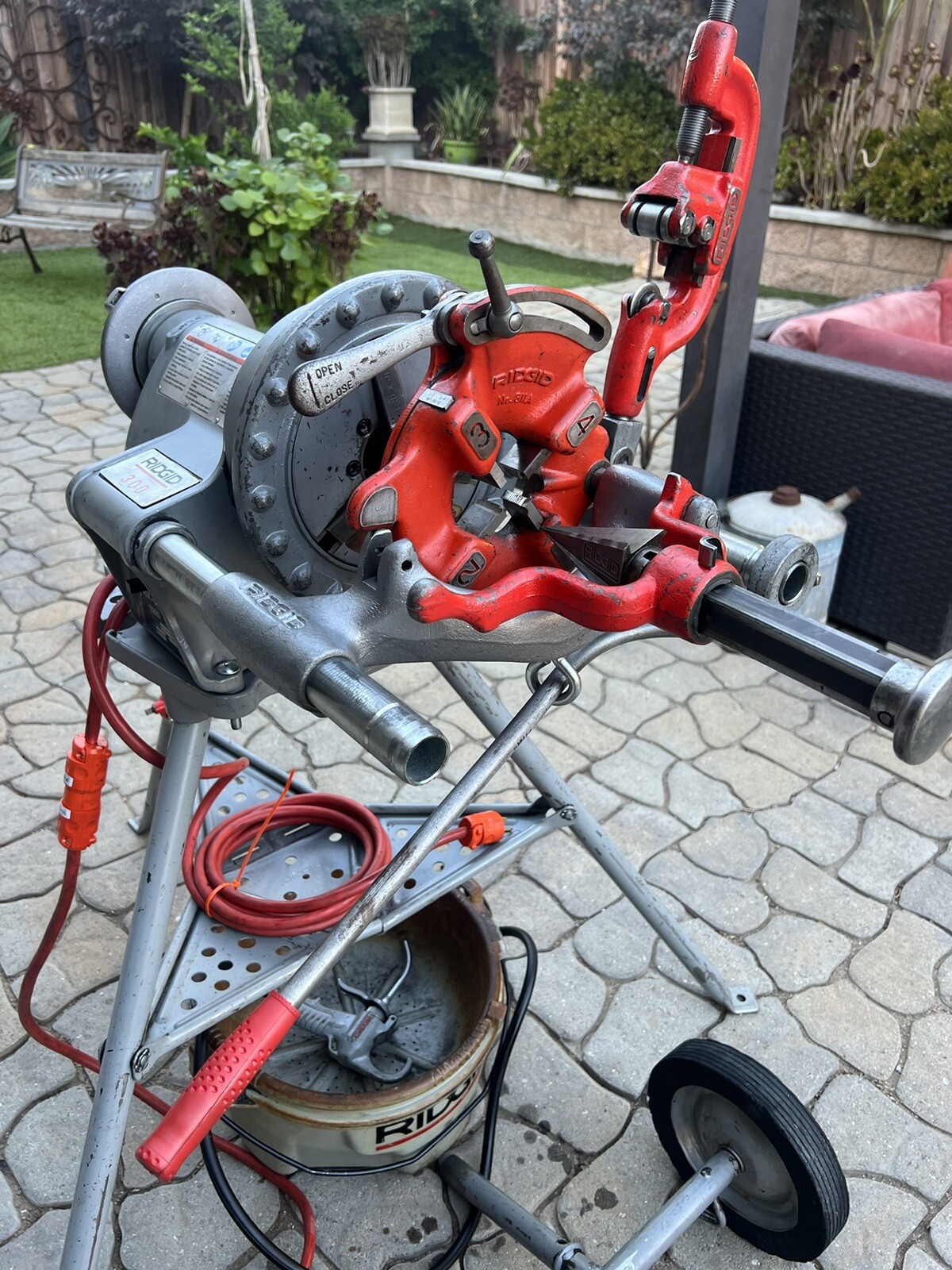 Ridgid 300 Pipe Threader Machine eBay