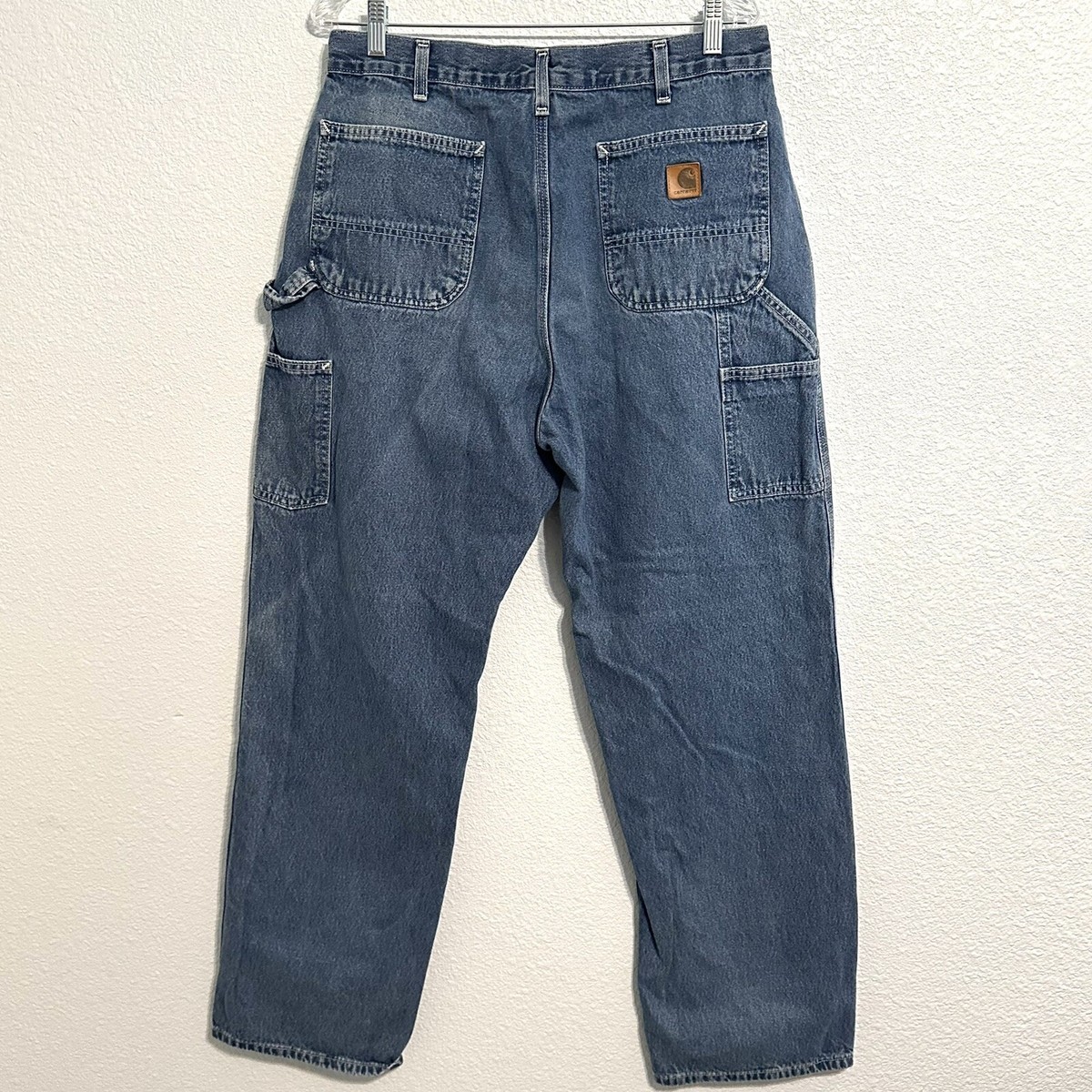 CARHARTT Jeans Mens 36 x 34 work dungaree loose original fit