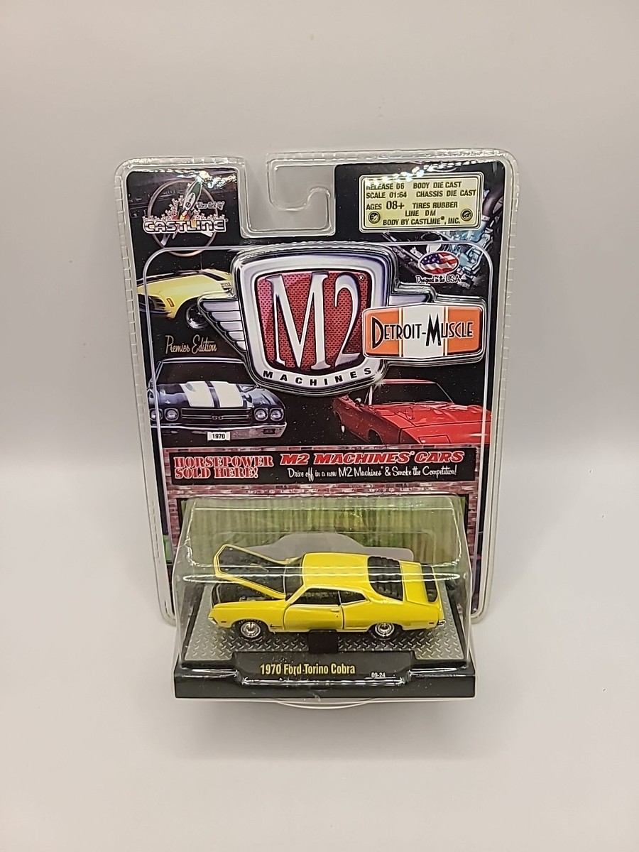 1:64 M2 Machines Detroit-Muscle Release 6 1970 Ford Torino Cobra
