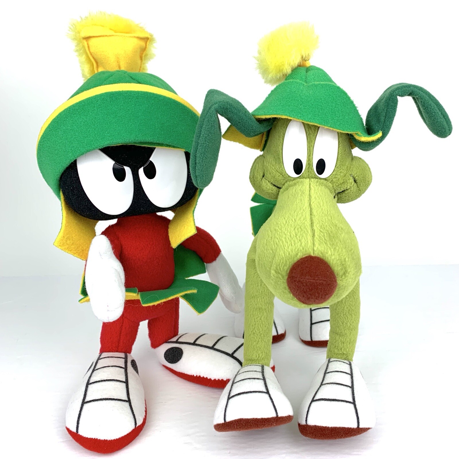 90 -65533;65533; årgång Looney Tunes Marvin Mars & och K -9 Posable Plush Doll Lot av 2 EUC 90 -65533;65533; årgång Looney Tunes Marvin Mars & och K -9 Posable Plush Doll Lot av 2 EUC