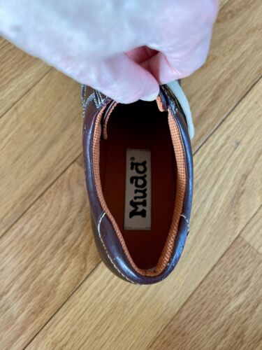 Vintage schlammbraune Schnürschuhe Y2K Damenschuhe Größe 8,5M in sehr gutem Zustand - Bild 8 von 10