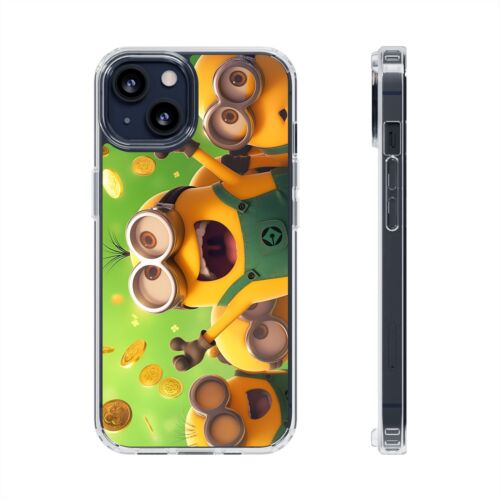 Minions Clear Phone Case, Fun Phone Cover, Kids Gift, Birthday Present, Minion - Picture 2 of 153