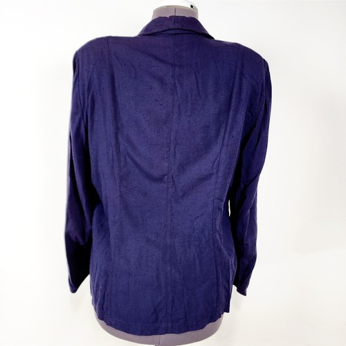 Vintage Nylon-Aire Sportshire Navy Blue Blazer Womens Jacket - Picture 4 of 8