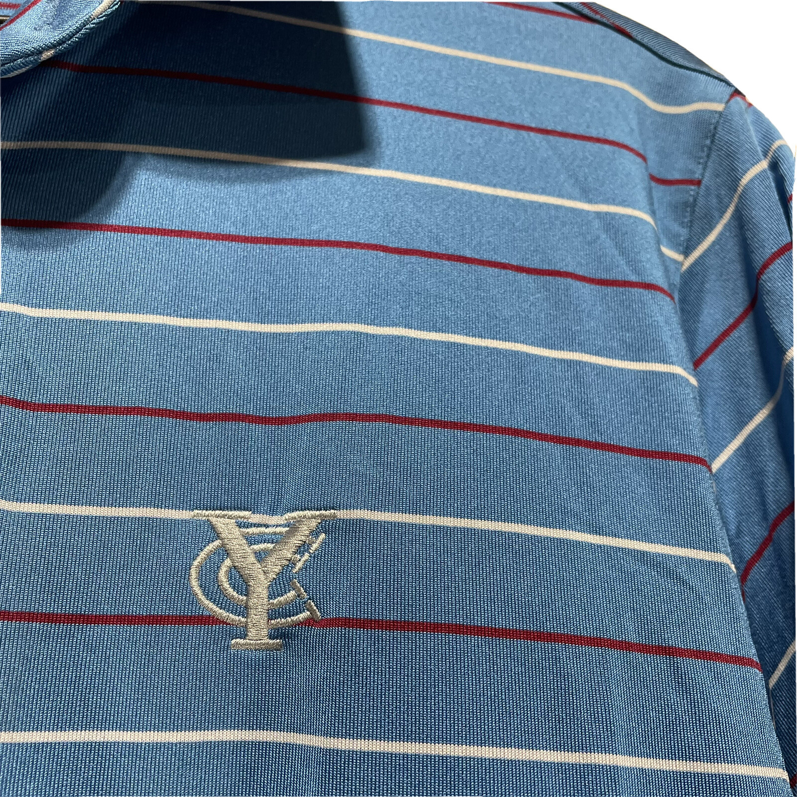 RARE! Under Armour x YELLOWSTONE CLUB YC Men’s (M) HeatGear Golf Polo Shirt MINT image 2