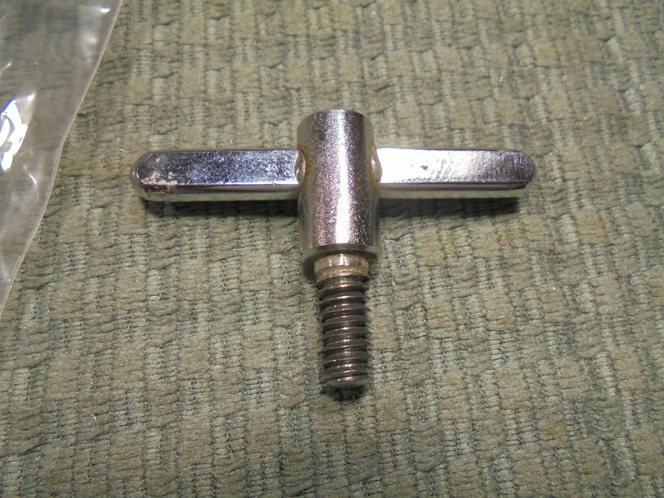 (1) VINTAGE SLINGERLAND WS-23 WING SCREW-FLAT BASE CYMBAL STAND-VG! - Image 2 of 4