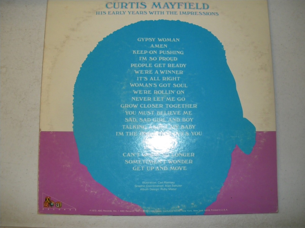CURTIS MAYFIELD: His Early Years With Impressions 2-LP ABC