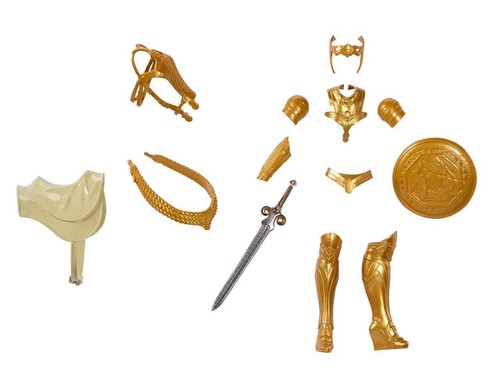 Wonder Woman Queen Hippolyta Schwert & Schild Puppe & Pferd Actionfigur Spielset NEU - Bild 4 von 5