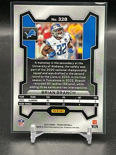 Detroit Lions *Choose Your Football Cards* Rookies Autos Relic (Updated 3/25) - Picture 3 of 275