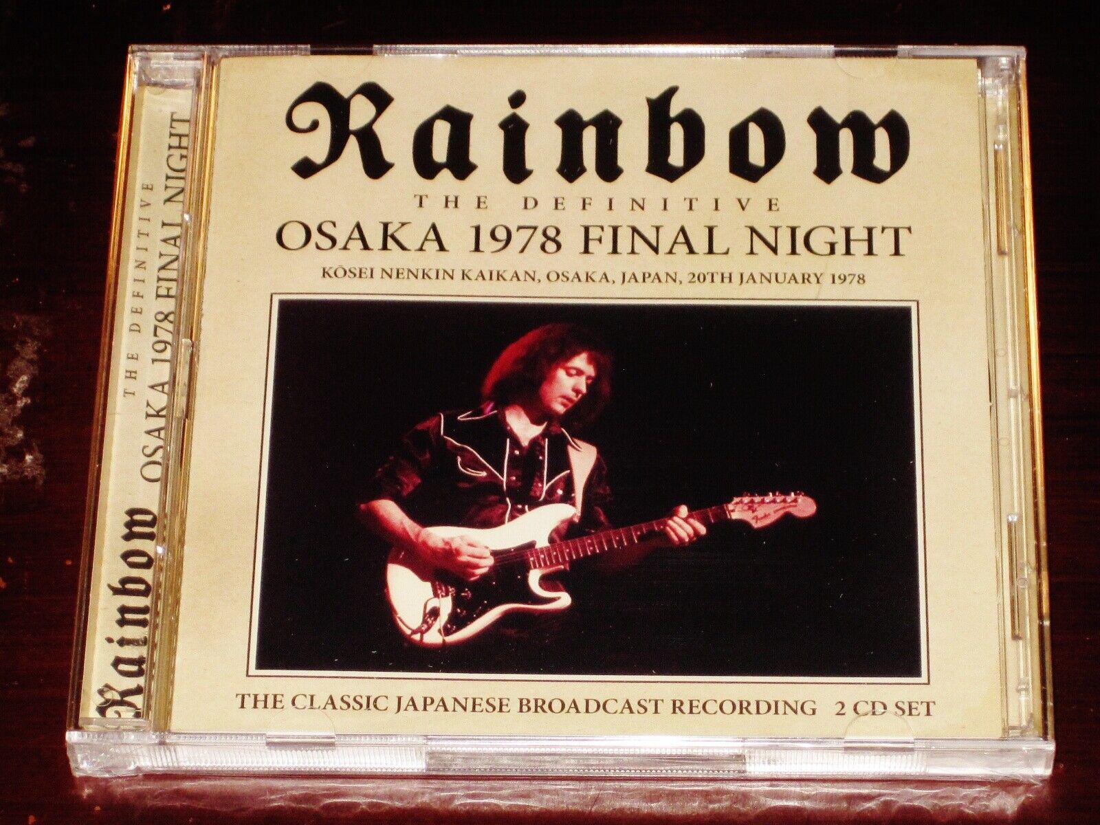 Rainbow: Osaka, Japan 1978 Final Night Live 2 CD Set 2020 Leftfield Media UK NEW