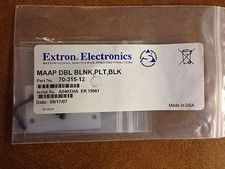 Extron 70-315-12 MAAP DBL Blank Plate Black