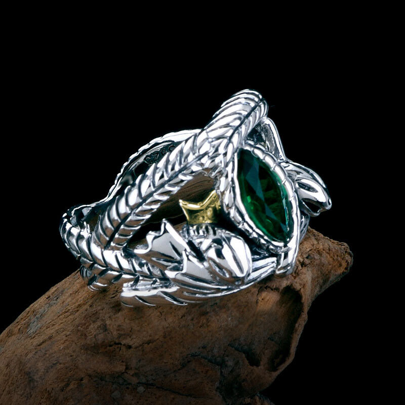 Aragorn's Ring of Barahir - Lord of the Rings Silver Fan Ring - Chronicle  Collectibles