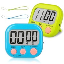 Classroom Timer for Kids Teachers 2 Pack Digital Timers 1 Blue  Green