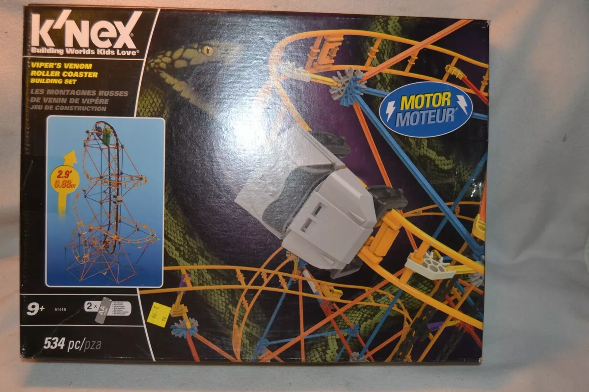 Knex viper's venom sales roller coaster