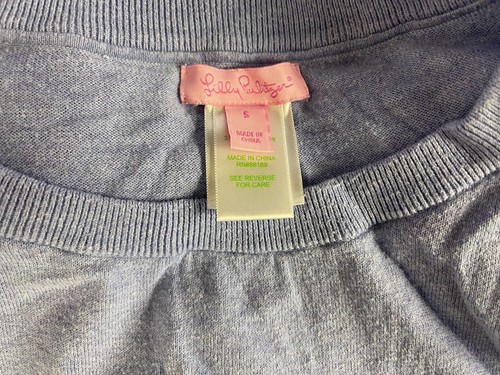 Lilly Pulitzer Damara Sweater Tassel Scoop Neck Cotton Blend Long Sleeve Women S - Picture 10 of 12
