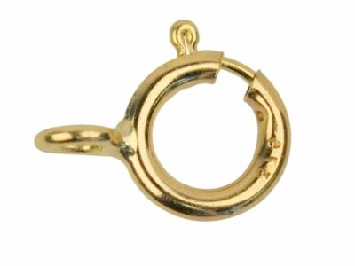 Goldbolzen Ringverschluss - 9 kt Gold 5 mm - Verschlüsse Gold Schmuckherstellung Verschluss x1