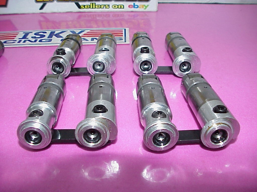 16 ISKY Hi Seat .842" Solid Roller Lifters 8 Centered & 8 Intake Offset