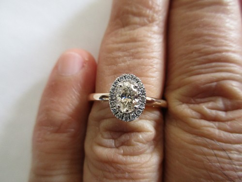 14K Gold Diamond Engagement Ring Center=.60 Carat J-VS2 Value=$6,500 - Picture 9 of 12