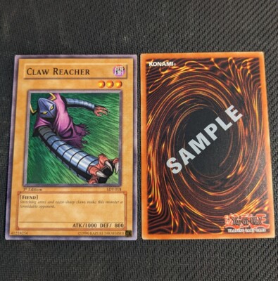 Yugioh Claw Reacher SDY-018 1. Auflage SAMPLE Rarität!