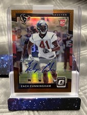 Zach Cunningham 2017 Donruss Optic #103 RC Bronze Prizm Auto No 103 Texans