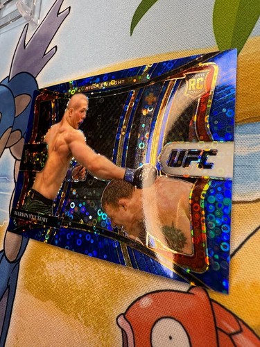 2021 Panini Select UFC - Premier Level Blue Disco Prizm #168 Marvin Vettori /99 - Picture 10 of 11