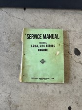 Nissan L20A, L24 Series Engine Service Manual. Datsun 240Z Sports Datsun 2000