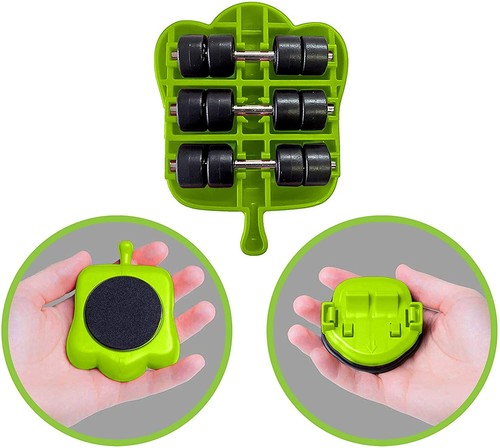 Furniture Lifter with 4 sliders Easy and Safe Moving Green 18 pc kit seen on TV - Picture 5 of 10