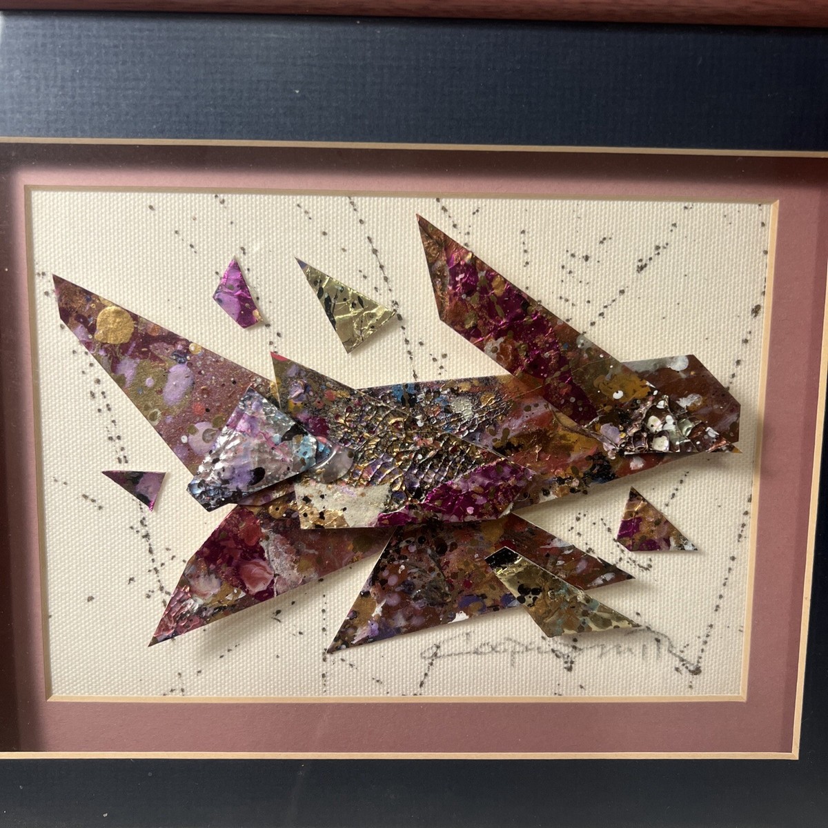 Justin Coopersmith original art mixed media construction metallic