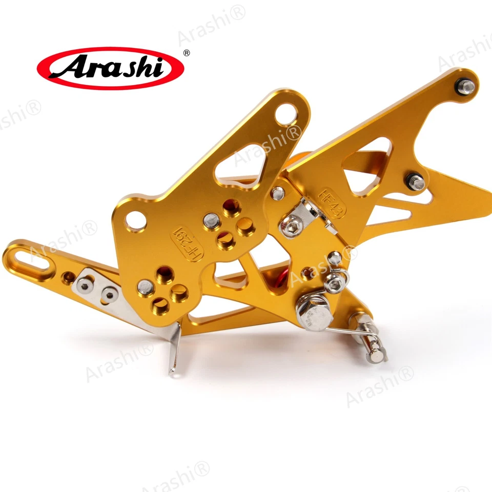 Pedales reposapiés reposapiés traseros para Suzuki Hayabusa GSX1300R 1999 - 2007 2004 Foto 3 de 4