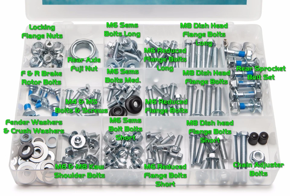 KAWASAKI Specmoto Bolt Kit KX 80 85 100 125 250 250F 450F 500 KXF KX250F KX450F - Image 4 of 4