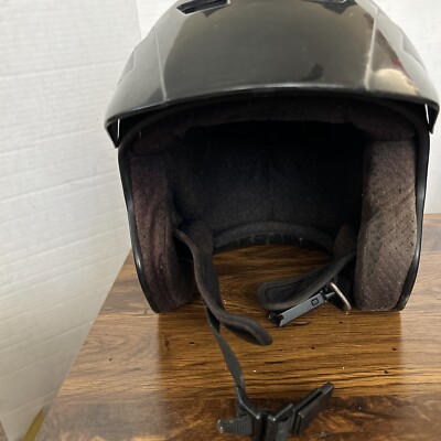 Vintage Arthur Fulmer Motorcycle Helmet Gray Black | eBay